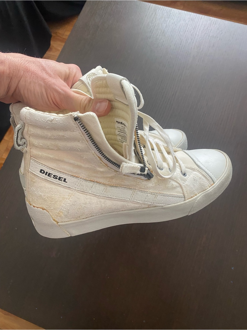 Rare , Diesel Mens High Sneakers View 3